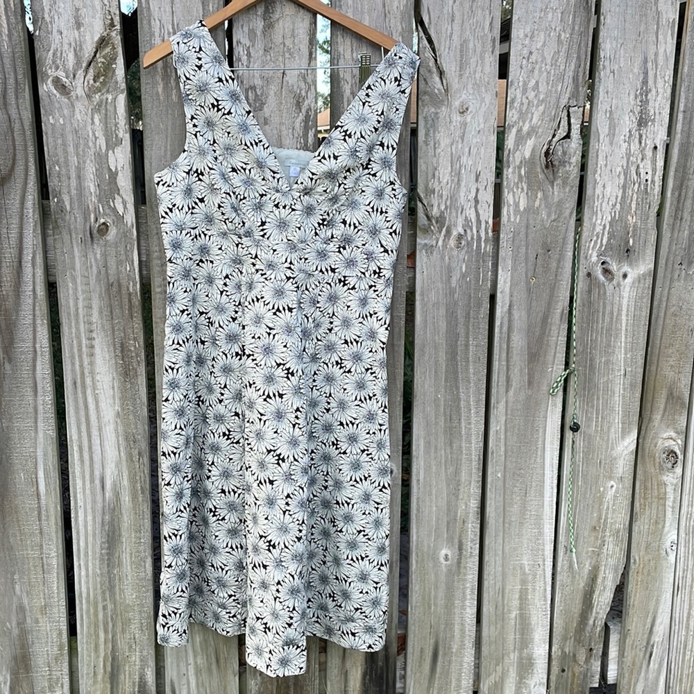 Garnet Hill Floral Dress Sz 16 EUC